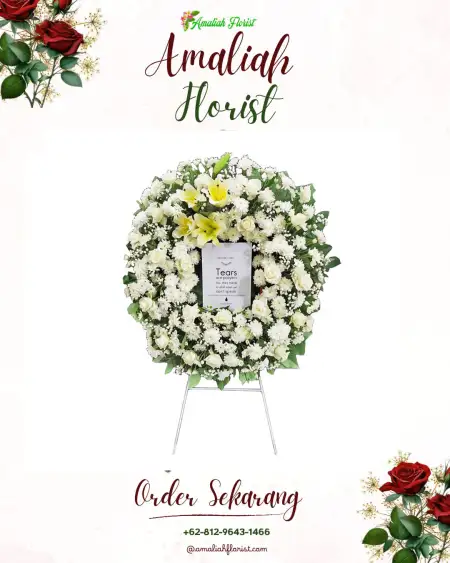 Krans Bunga Duka cikatomas