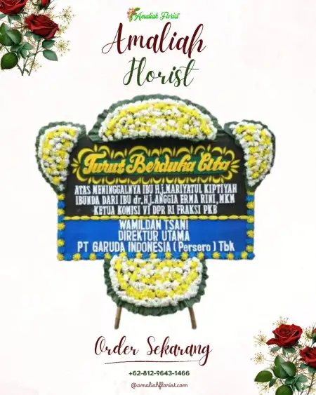 Papan Bunga Duka cikatomas